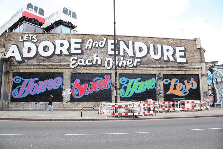 Ben Eine London grafitti