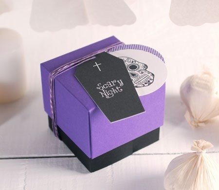 Box with compartments for sweets
