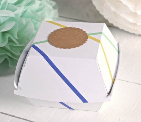 Decorated hamburger box Decorated hamburger box
