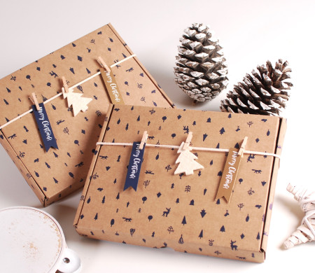Christmas card gift box Christmas card gift box