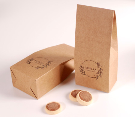 Biodegradable box for biscuits Biodegradable box for biscuits