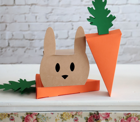 Children's cardboard rabbit box Children's cardboard rabbit box