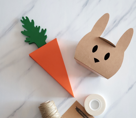 Children's cardboard rabbit box Children's cardboard rabbit box