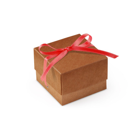 Pretty Gift Box with Lid and Decorative Bow