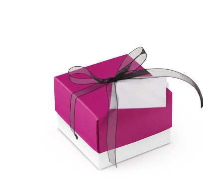 Pretty Gift Box with Lid and Decorative Bow