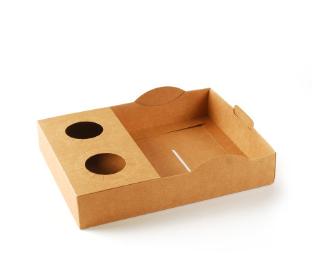 Stackable street-food tray. Simply the best food container available.