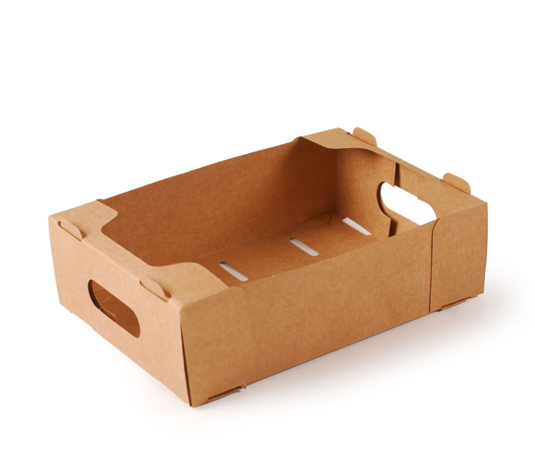 Cardboard box for small fruits. Cardboard box for small fruits.