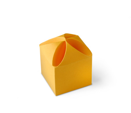 Gift Box with a Surprising Flower Fastener