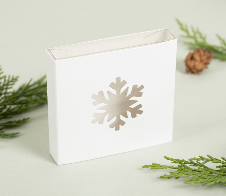 Box for Sweets with an Original Die Cut Figure 