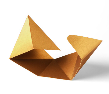 Triangular Gift Box for Jeweller's and Shops