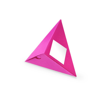 Triangular Gift Box for Jeweller's and Shops