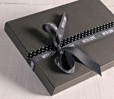 Grey box for photos