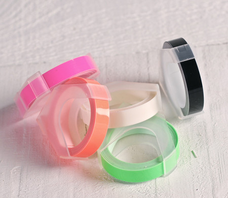 Embossing tape rolls – Neon colours