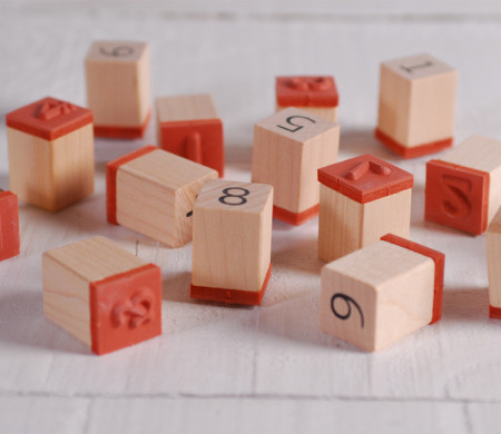Stamp number set