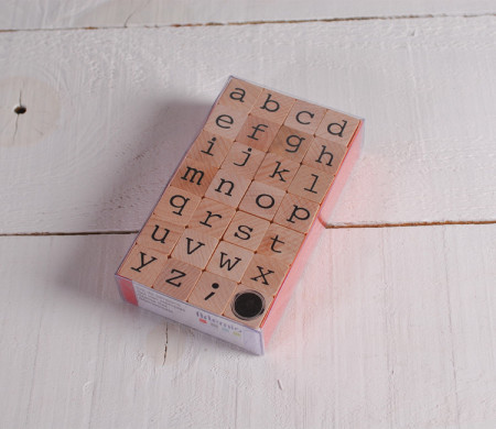 Alphabet stamp set
