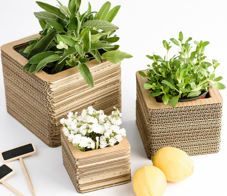 Cardboard Vases