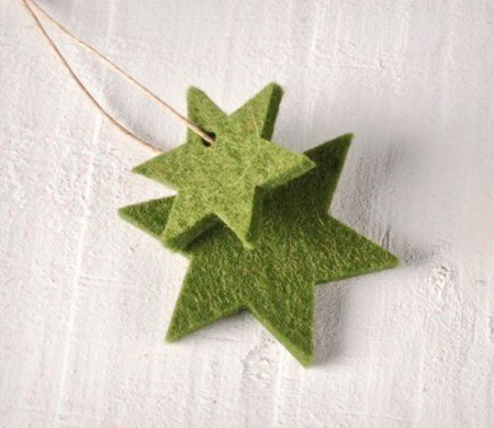 Felt Pendant - Stars