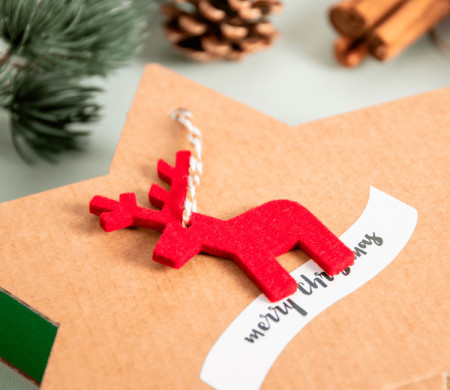 Felt Pendant - Reindeer