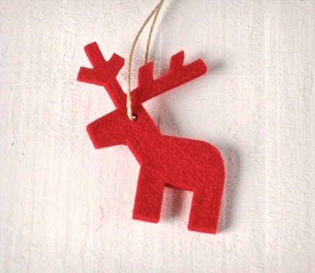 Felt Pendant - Reindeer