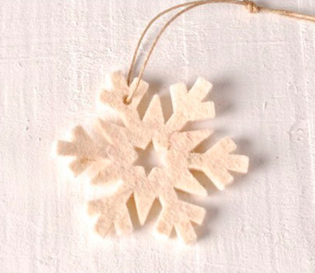 Felt Pendant - Snowflake