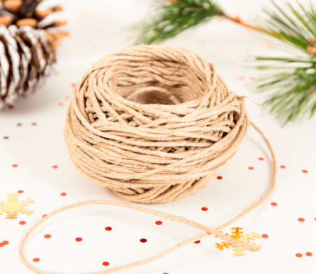 Thick hemp cord