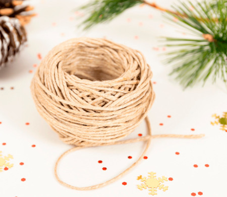 Thick hemp cord