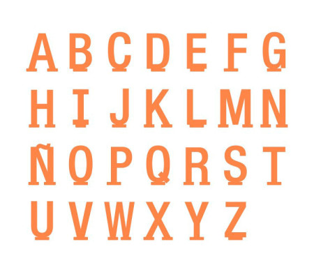 Giant cardboard letters