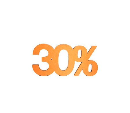 Percentage Cardboard Number