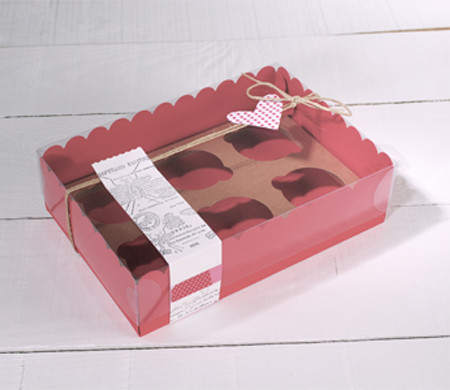 Box for six cupcakes