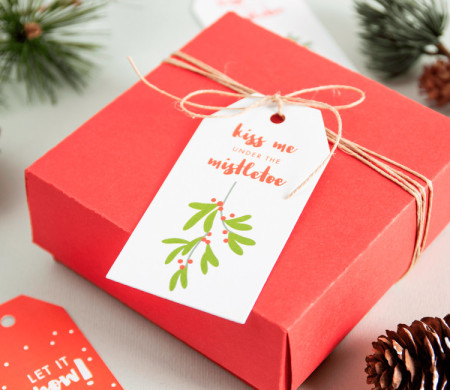 Set of Christmas Gift Tags