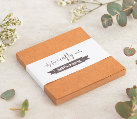 Kraft cards 12x12cm