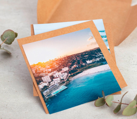 Kraft cards 12x12cm