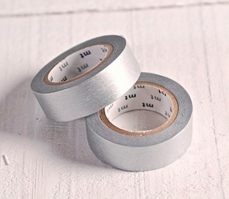 Silver washi tape