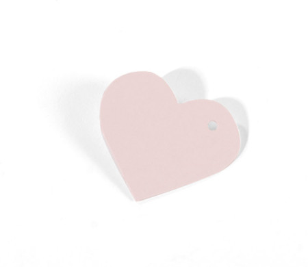 Cardboard Heart Pendant 10 ut.