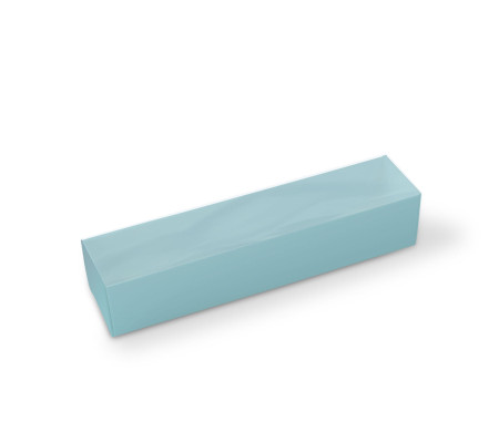 Macaron box with a Clear Plastic Strip