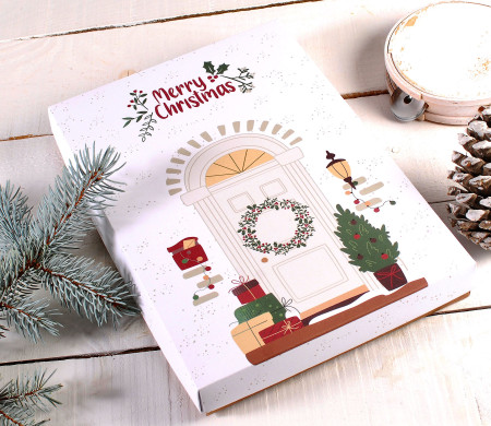 Advent calendar with small boxes to fill in