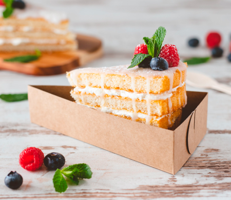 Box for a slice of cake