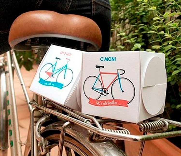 Printed gift box - Let's go! Printed gift box - Let's go!
