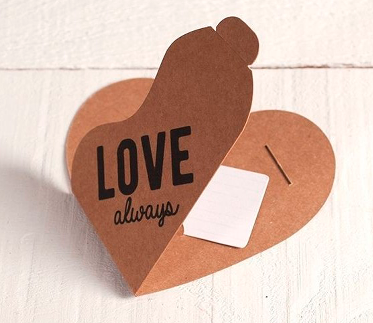 Heart-Shaped Box for Cards or Vouchers Heart-Shaped Box for Cards or Vouchers