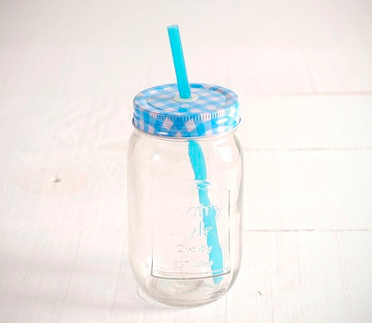 400 ml Glasgefäß mit Strohhalm 400 ml Glasgefäß mit Strohhalm