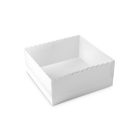 Box for Cakes and Pies, with a Clear Lid