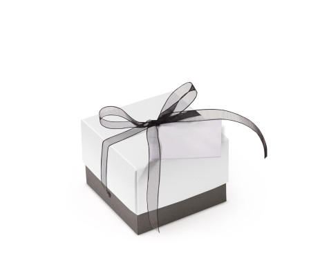 Pretty Gift Box with Lid and Decorative Bow