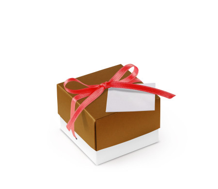Pretty Gift Box with Lid and Decorative Bow