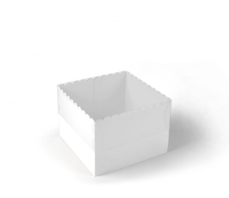 Box for Cakes and Pies, with a Clear Lid