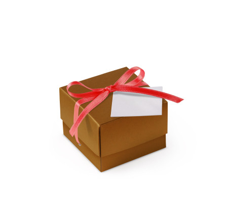 Pretty Gift Box with Lid and Decorative Bow