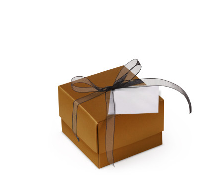Pretty Gift Box with Lid and Decorative Bow