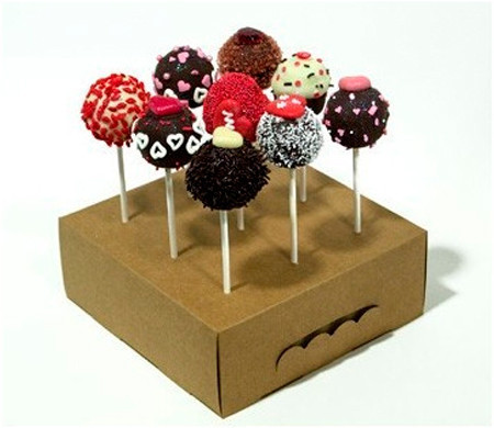 Clear box for cake pops Clear box for cake pops
