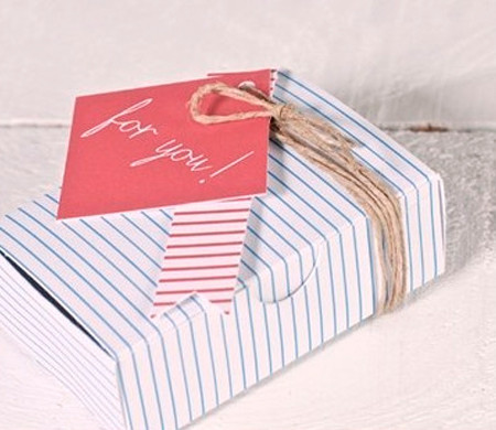 Printed box for business cards