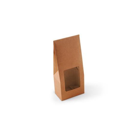 Box with window for food