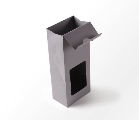Box with window for food